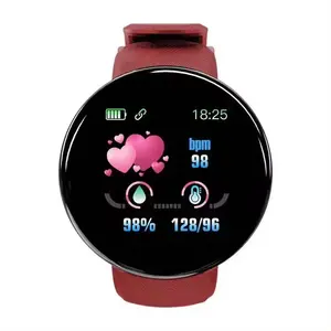 Spedizione gratuita orologio da polso Smart sportivo D18 Smartwatch Fitness Tracker salute