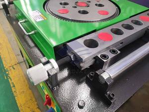 Máquina Dobladora de Barras de Acero Hidráulica Eléctrica Automática Económica para Acero Inoxidable y Acero al Carbono de 12 mm/16 mm/25 mm - Product Image 6