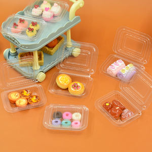 Miniatura de Caja de Pastelitos Bento de Resina Hecha a Mano, Abalorios para Manualidades, Fabricación de Joyas DIY, Pendientes, Llaveros, Colgantes, Juguetes de Cocina para Casa de Muñecas - Product Image 5