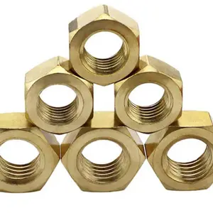 M2.5-M160 1/4''-4'' China Brass Nut Manufacturer Hex Cap Cross Recessed Knurled Brass Special M4 Insert Nut With Hex