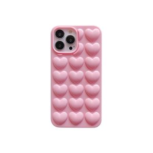Custodia in gel TPU Anti-shock <span class=keywords><strong>cuore</strong></span> per <span class=keywords><strong>iPhone</strong></span> 8/SE3/11, per <span class=keywords><strong>iPhone</strong></span> 12/13/14/15/16 3D custodia morbida - Product Image 1
