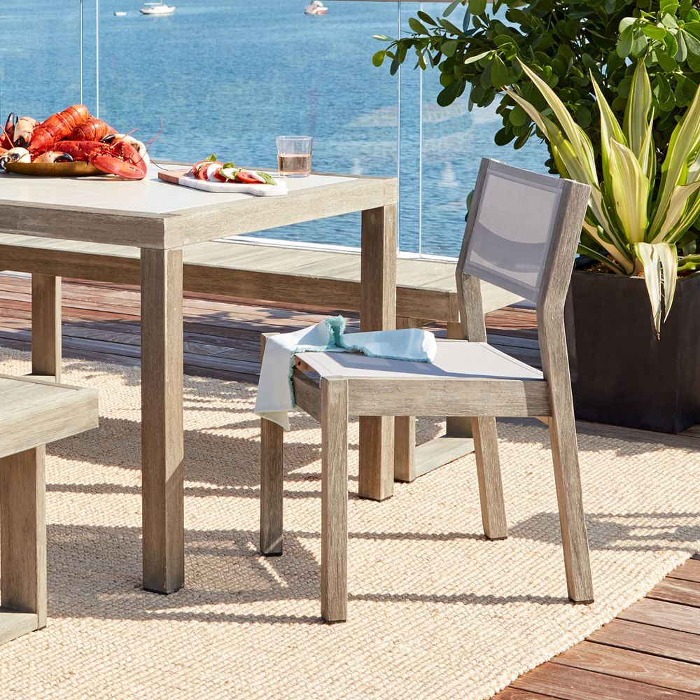 Fashion outdoor furniture garden solid teak wood chair rectangular dining table set