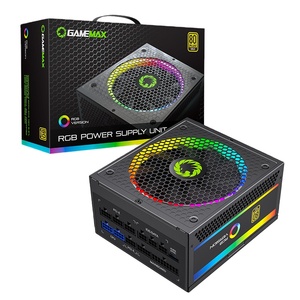 인텔 Gen12 cpu를 위해 태어난 Rtx GPU 카드를 위해 GAMEMAX-RGB 850W 직업적인 전력 공급 80 + 금 완전히 모듈