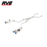 Système d'échappement Catback personnalisé en acier inoxydable ou en alliage de titane pour Lexus RCF GSF IS500 5.0L