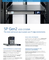 EATON 5P Gen2 5P1550IRG2 1550VA 1350W 230V Monophasé Rack 1U Ligne-Interactive UPS
