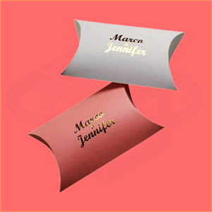 Full Color,Custom <strong>Simple</strong> logo Design Printing Small Gift Packing Pillow case Paper Box - Product Image 4