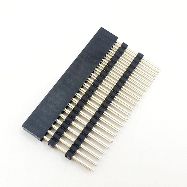 2.54mm Pitch 40P 2*20 Pin Double Row Straight Female Header Socket Connector for PCB SMT Applications