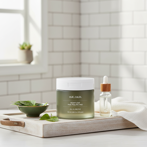 Hue_Calm Heartleaf PHA Peeling Pad 60p Acné Peau Beauté coréenne BHA Peau morte Clarifiant Soins de la peau du visage Produits cosmétiques - Product Image 3