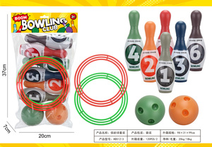 Jouets amusants pour bébés, <span class=keywords><strong>jeu</strong></span> <span class=keywords><strong>de</strong></span> quilles coloré pour enfants, jouets d'extérieur - Product Image 4