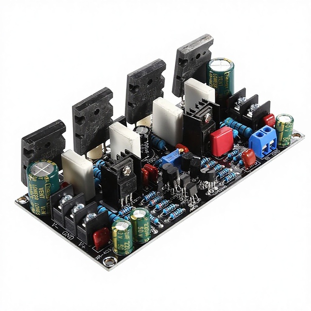 Mono 200W PA-43 Power Amplifier Board 1943+5200 for Pair of Transistors