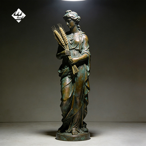 Statue traditionnelle <span class=keywords><strong>en</strong></span> bronze coulé de la déesse des quatre <span class=keywords><strong>saisons</strong></span>, décoration paysagère pour parc extérieur - Product Image 3