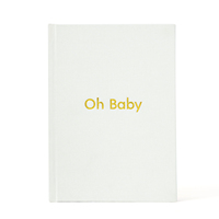 Livre d'histoire pour bébé personnalisé 2026, livre en lin pour enfants, journal quotidien mensuel relié, souvenir de croissance, journal de bébé, carnet