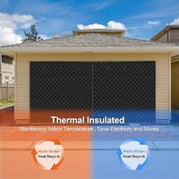 Porte moustiquaire matelassée magnétique isolante en coton Oxford, rideau thermique anti-moustiques pour garage et hôtel, usage intensif, coupe-vent