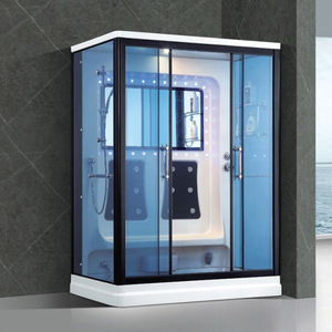 Cabine <span class=keywords><strong>de</strong></span> <span class=keywords><strong>douche</strong></span> vapeur <span class=keywords><strong>de</strong></span> luxe <span class=keywords><strong>moderne</strong></span> en acrylique et alliage d'aluminium, taille personnalisable, best-seller, prix d'usine, avec sauna - Product Image 2