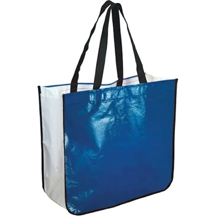 कस्टम शॉपिंग उपहार उपयोग लुलु शैली पानी प्रतिरोधी पूर्ण रंग दो-टोन टुकड़े टुकड़े में Nonwoven Polypropylene बैग ले जाना