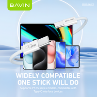 BAVIN Vente en gros Excellent CB325 Pd 12w 18w Micro Type C Usb c Chargeur rapide Android Câble de données Usb