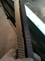 Rak Gigi Lurus Baja Harga Terjangkau DIN7 1M 1.5M 15*15*1000 Gigi dan Pinion Lurus untuk Printer 3D