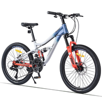 China Cheap 24/26/27.5/29 Inch Boy Girl Baby Children 27 Speed Aluminum Alloy Disc Brake Full Suspension Mountain Bike