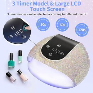 Hot Sale 268W UV <b>Light</b> for Gel Nails With 66 LED Beads, Touch Control Display & Auto Sensor LED Nail Lamp With 3 <b>Timer</b> Modes - Product Image 3