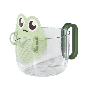 Cartoon Egg Strainer Cup With Handle Plastic Multipurpose Baking Tool For Egg Separation And Mixing - Product Image 5