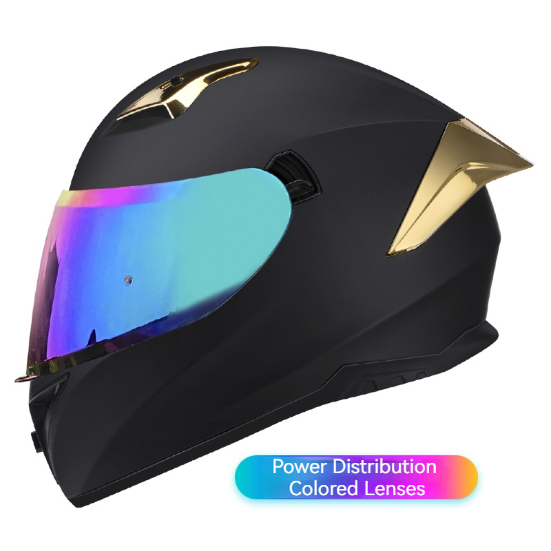 Negro mate con lentes transparentes