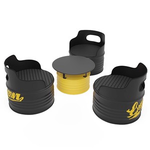 Ngoài trời Bàn và ghế kết hợp ngoài trời Net Red cafe Bistro Craft Brew sắt nghệ thuật thùng dầu công nghiệp gió Bàn và ghế - Product Image 5