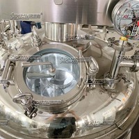 Machine à émulsifier sous vide hydraulique 300L avec chauffage électrique et réservoir d'huile et d'eau pour crème pâte mayonnaise CE approuvé