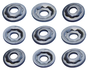 Rondelles à tête bombée à verrouillage torx en acier inoxydable 304 LeGood, diamètre M4 M6, épaisseur 9,6 mm, 0,6 mm - Product Image 2