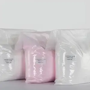 1 Kg/túi Bột Acrylic Màu Hồng Tự Nhiên Màu Trắng Trong Suốt Bột Acrylic Pháp Nối Dài Móng