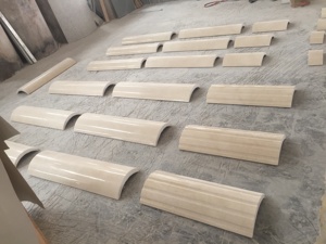 Curve Beige Marble Tiles for <strong>Column</strong> Wall <strong>Cladding</strong> - Product Image 6