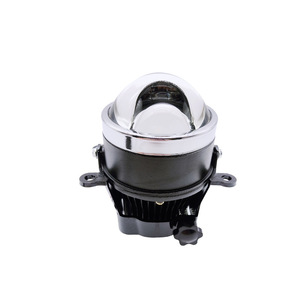 ไฟตัดหมอก LED 6000K 12V ใช้ได้กับรถยนต์ทั่วไป สำหรับการติดตั้งเพิ่มเติม อัพเกรด เลนส์โปรเจคเตอร์แบบลำแสงคู่ แสงสีขาว - Product Image 1