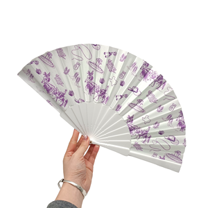 Bsbh Khuyến Mại Quạt Tay Nhựa Linh Hoạt Không Thấm Nước Đầy Màu Sắc Quạt Tay Nhựa Tùy Chỉnh In Ấn Cầm Tay <span class=keywords><strong>Fan</strong></span> Cho Trang Trí - Product Image 3