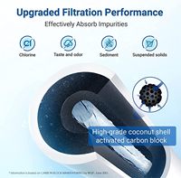 Filter Kulkas Karbon Aktif Bluetech, Daya Serap 0.75 GPM, Daya Tahan 6 Bulan, Cocok untuk Penggunaan Rumah Tangga