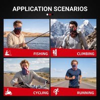Cagoule de camouflage respirante en maille anti-UV coupe-vent pour le cyclisme, la pêche, la chasse et les activités de plein air