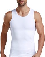 Chemise de Compression pour homme, vêtement amincissant, débardeur moulant, gilet Corset, contrôle du ventre et du ventre