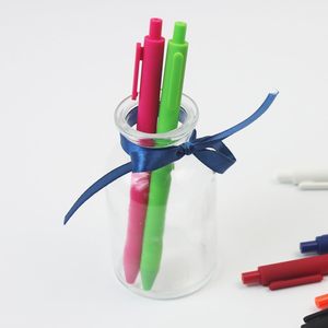 Wholesale Best Bulk Plastic Cheap Multicolored Rubber Coated Ballpoint <b>Pens</b> With OEM Custom Printed Logo for Stationery - Product Image 3