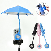 Parasol de téléphone anti-UV avec support magnétique flexible col de cygne rotatif à 360° – Lot en gros, personnalisation logo OEM ODM, utilisation extérieure