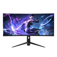 Moniteur 34 pouces 3440 x 1440 pour suite de montage vidéo, 144 Hz, panneau VA incurvé 1500R, 1 ms, 99 % sRGB, écran de studio ultra-large
