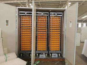 Incubateur 3-en-1 à Trois Chariots pour 12672 Œufs – Machine d'Éclosion pour Cailles, Canards, Oies et Poulets HJ-IH12672 - Product Image 1