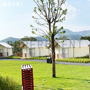 Supertent Outdoor Camping <b>Tent</b> Oxford Fabric One Bedroom Four Season <b>Large</b> Space Extended Type <b>Tent</b> For Resort Use - Product Image 2