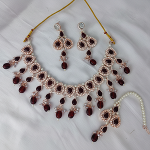 Gold Plated Fine Jewelry <b>Sets</b> with Pearl and <b>Beads</b> 10573864 Necklace - Product Image 2