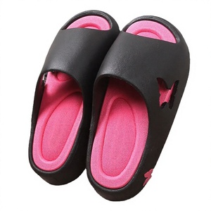 Sandalias de Verano Estilo Mariposa, Ligeras y Cómodas, Punta Abierta, Amortiguación Suave, Antideslizantes, Suela de EVA, para el Hogar - Product Image 3