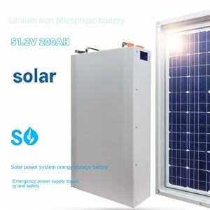 แบตเตอรี่ลิเธียม LiFePO4 สำหรับเก็บพลังงานในครัวเรือน ระบบโซลาร์เซลล์ติดผนัง - Product Image 2