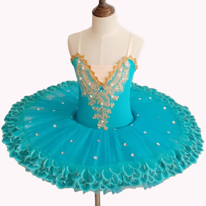 Girls Skirted Leotards Swan Lake Kids Ballerina...