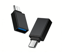 Adaptador OTG con Conector Tipo-C Macho a USB 3.0 Hembra, Venta al Por Mayor de Fábrica, Apto para Teléfonos, Computadoras, Portátiles y Tabletas