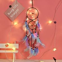 Moon Star Dream Catcher Boho Dreamcatcher Tenture murale Décoration intérieure pour enfants Bébé Chambre Décoration