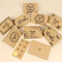 OurWarm 8pcs Hochzeit Einladungen Brief Grußkarten Danke Karte mit Umschläge für Gäste Convites Casamento