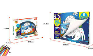 Gran oferta, juego de juguetes de dibujo para niños, juguete interactivo para padres e hijos, libro de garabatos de Color para niños - Product Image 6