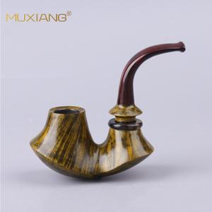 Muxiang Handmade Tobacco Pipe Fragrant Briarwood Freestyle Shape For Men - Product Image 2
