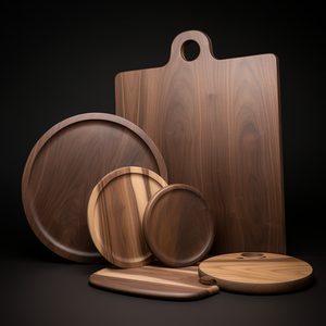 Lavorazione personalizzata <span class=keywords><strong>noce</strong></span> ebano legno di faggio Shabili tagliere in legno di legno tagliere di legno tagliere stoviglie servizi di lavorazione - Product Image 5